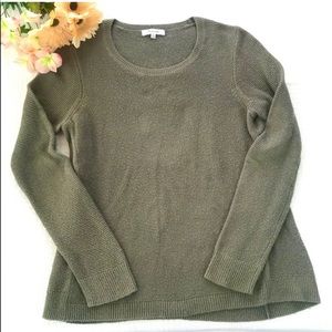 Madewell Light Olive Green Knit Sweater